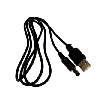Kabel USB  wtyk A- wtyk DC 2,1/5,5  1,0m