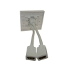 Gniazdo 2*HDMI podtynkowe na kablu  typ europejski