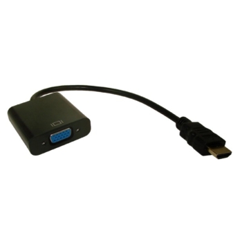Konwerter HDMI wtyk na VGA gn. + Audio Jack 3,5mm