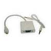 Konwerter micro HDMI wtyk na VGA gniazdo + audio