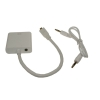 Konwerter micro HDMI wtyk na VGA gniazdo + audio