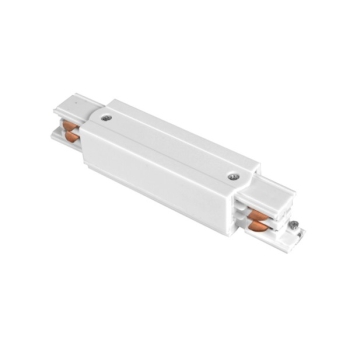 Łącznik szyny 3 fazowej Adar prosty biały