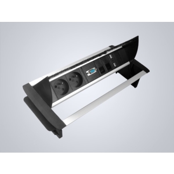 Power port biurkowy 2*gn.zasila rj45*2 VGA USB*2