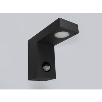 Oprawa elewacyjna LED Laia 7W WW czarna IP54 z czu