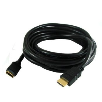 Kabel HDMI  5,0m przedłużacz gn.-wt.