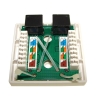 Puszka natynkowa cat5e 2x RJ-45 UTP zatrzaskowa