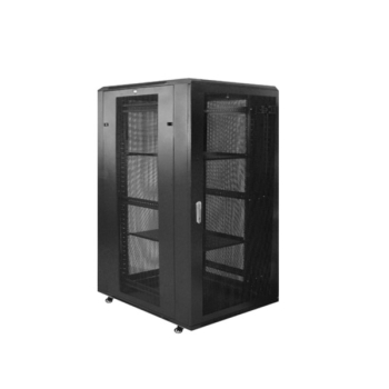 Szafa 19" stojąca MASK 27U 600x1000 RAL9004 perf