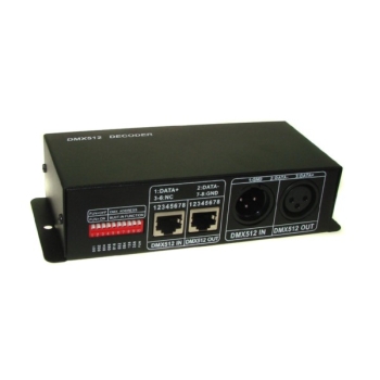 Dekoder DMX 3 kanałowy 12A 12-24V -