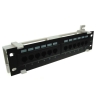 Patch panel 12-port UTP5e 1U 10" złącza krone naśc