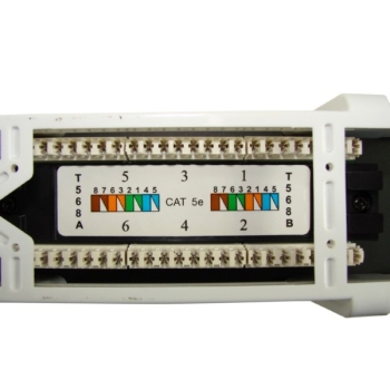 Patch panel 12-port UTP5e 1U 10
