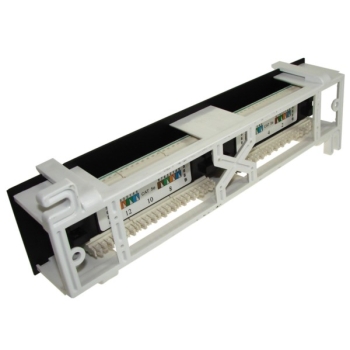 Patch panel 12-port UTP5e 1U 10