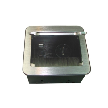 Media port CUBA  1*GN.zasilające 1*RJ45 1*USB