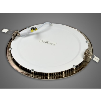 Panel led okragły Round 18W 230V srebrny  WW