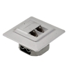Gniazdo podtynkowe 2x RJ45 UTP5e