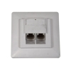 Gniazdo podtynkowe 2x RJ45 UTP5e
