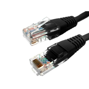 Kabel patchcord UTP5  2,5m czarny