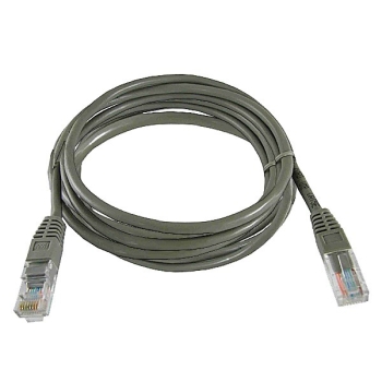 Kabel patchcord UTP6  5,0m szary