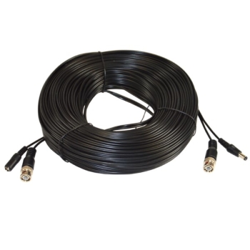 Kabel BNC(wtyk-wtyk)+DC 2,1/5,5(wtyk-gniazdo) 50m