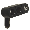 Rozgałęźnik zapalniczki 1/2gn.AV + 2x USB łamany