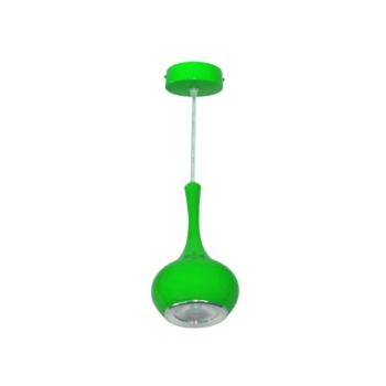 Lampa wisząca Karlo  led cob  5W zielona WW