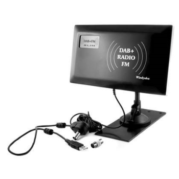 Antena radiowa pokojowa i zewnętrzna Slim FM DAB+