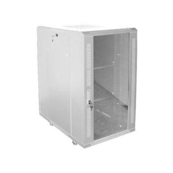 Szafa 19" stojąca 27U 800x800 BETA RAL7035 szkło-