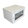 Szafa 19" wisząca ECO  6U 540x400 RAL7035 szkło