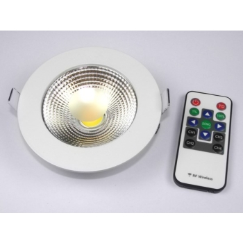 Downlight led Leo  5W  DW ściemnialny z pilotem