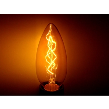 Żarówka węglowa Sabern C35 40W E14