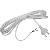 Kabel zasilający AC atestowany montażowy 5m biały