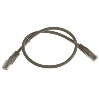 Kabel patchcord UTP6  0,5m szary