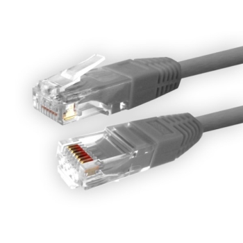 Kabel patchcord UTP5 15m szary