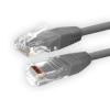 Kabel patchcord UTP5  1,5m szary