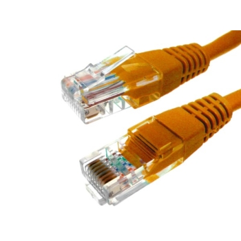 Kabel patchcord UTP5  1,5m pomarańczowy