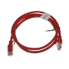 Kabel patchcord UTP5  1,0m czerwony