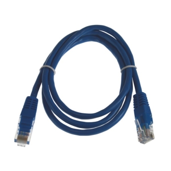 Kabel patchcord UTP5  1,0m niebieski