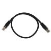 Kabel patchcord UTP5  0,5m czarny