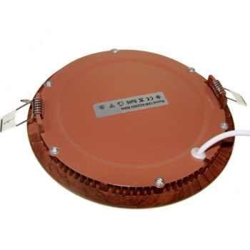 Panel led okragły Round 12W 230V drewnopodobny A W