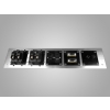 Media port Cova  2*230V 2*RJ45 2*VGA  2*mały jack