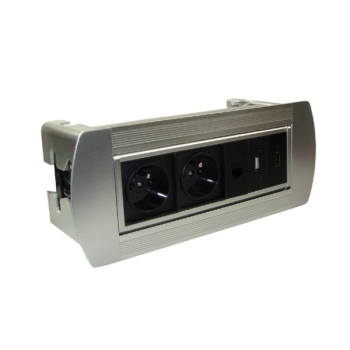 Media port Latis  2*230V  1*RJ45 1*USB 1*HDMI