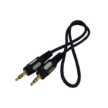 Kabel Jack3,5st.-Jack3,5st. łezka 0,5m