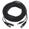 Kabel BNC(wtyk-wtyk)+DC 2,1/5,5(wtyk-gniazdo) 15m