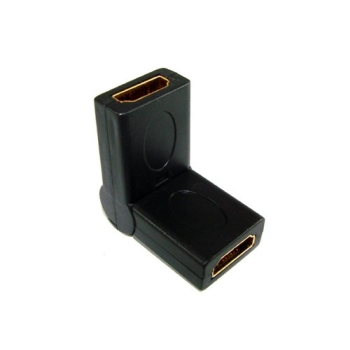 Adapter HDMI gn./gn. HDMI kątowy 90 stopni