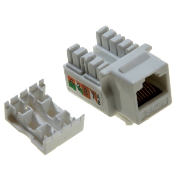Gniazdo keystone RJ45 kat.6  nieekranowane Krone