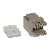 Gniazdo keystone RJ45 kat.5e nieekranowane Krone