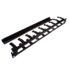 Organizator kabli 1U  8 uchwytów metal