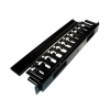 Organizator kabli 1U 12 uchwytów plastik-