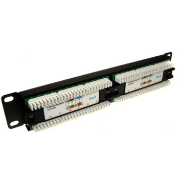 Patch panel 12-port UTP6 1U 10