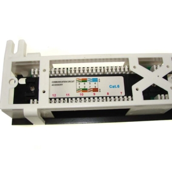 Patch panel 12-port UTP6 1U 10
