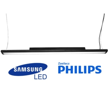 Oprawa led wisząca Achestan  40W WW czarna 1196*10